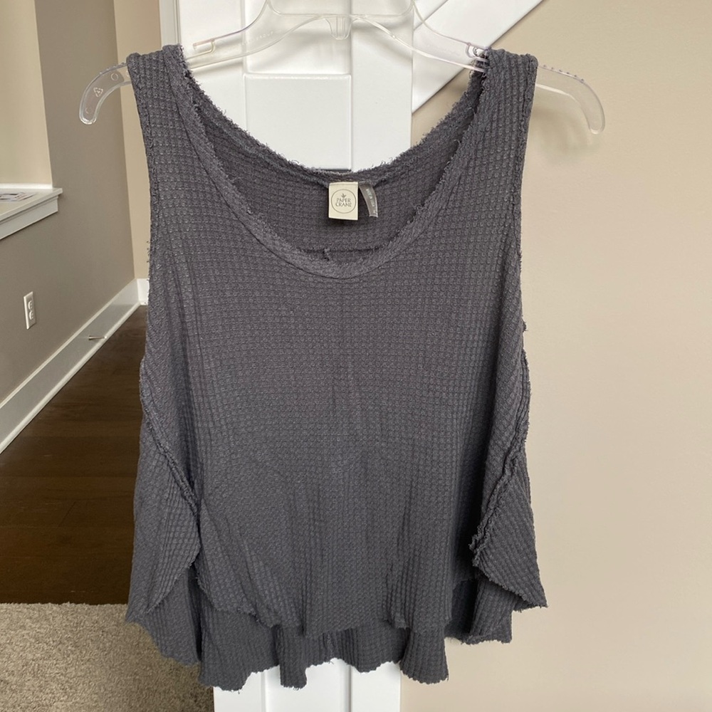 Paper Crane distressed tank
